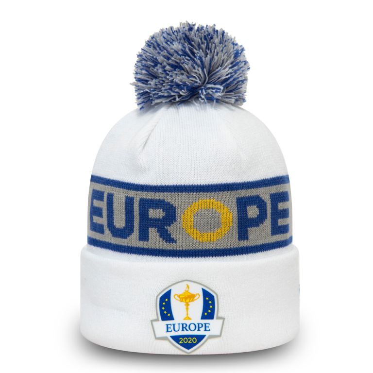 Gorras New Era Beanies Blancos - Ryder Cup 2020 Friday Bobble 56427SGTR